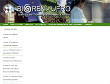 Tablet Screenshot of bioren.ufro.cl