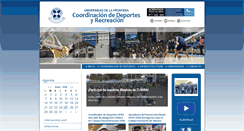 Desktop Screenshot of deportes.ufro.cl