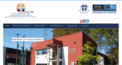 Desktop Screenshot of inele.ufro.cl