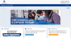 Desktop Screenshot of campusvirtual.ufro.cl