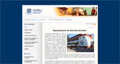 Desktop Screenshot of cienciasociales.ufro.cl