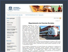 Tablet Screenshot of cienciasociales.ufro.cl